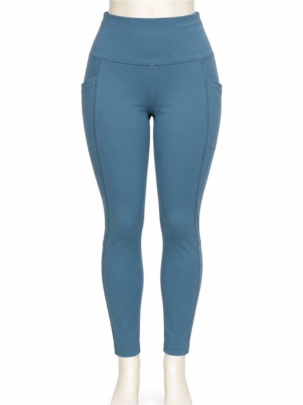 Jockey Teal High-Rise Leggings with Side Pockets